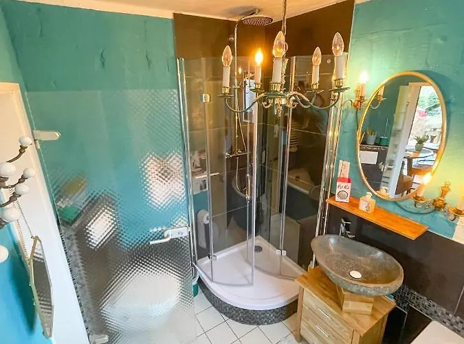 Apartmán Souterrainwohnung Mit Grossem Garten Und Sauna